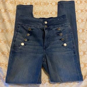 Express súper high rise ankle legging